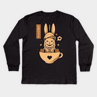 Loporrit Coffee Kids Long Sleeve T-Shirt